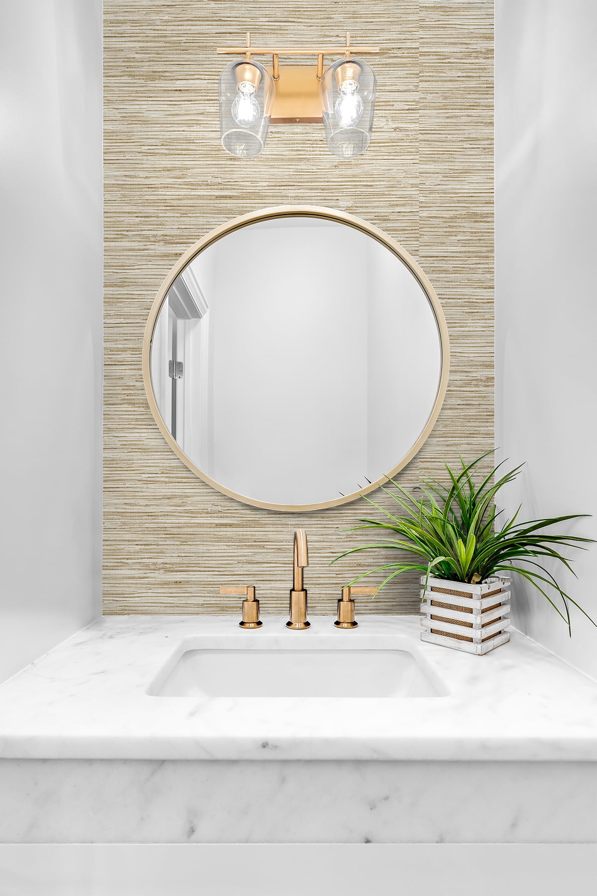 Stacy Garcia Home Hemp Grasscloth Peel and Stick Wallpaper