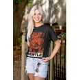 thumbnail image 4 of Cool Urban Streetwear Hustle Tiger Men's Graphic T Shirt Tees Brisco Brands L, 4 of 6