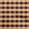thumbnail image 1 of oneOone Cotton Silk Rust Brown Fabric Check Fabric For Sewing Printed Craft Fabric By The Yard 42 Inch Wide, 1 of 4