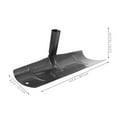 thumbnail image 2 of Amosfun Farmhouse Supply Grey Metal Shovel for Poultry Dung and Cage Cleaning, 2 of 8