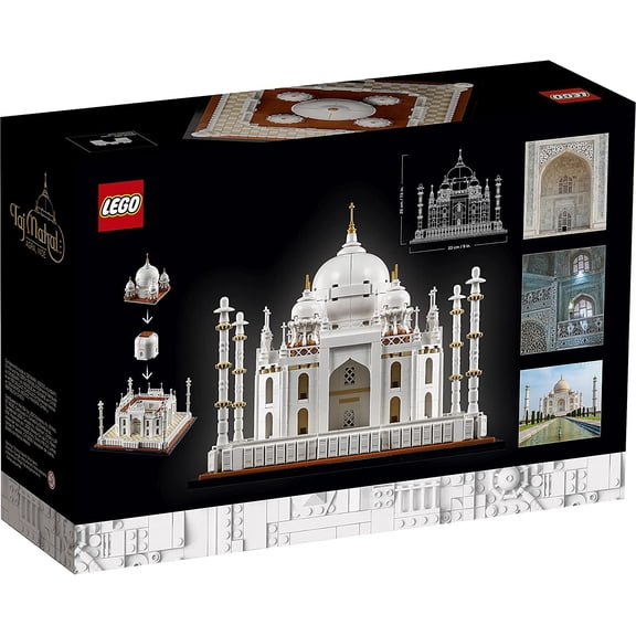LEGO Architecture Taj Mahal 21056 Building Set - Landmarks Collection, Display Model, Collectible Home Décor Gift Idea and Model Kits for Adults and Architects to Build