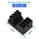 thumbnail image 2 of 8 ATX Pin 2x 180 grados Conector giratorio en ángulo Desktops GPU Adaptador de corriente, 2 of 5