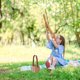 thumbnail image 5 of Cesta tejida para niños para picnic pastoral accesorios fotográficos de forma cóncava ANGGREK Otros, 5 of 8