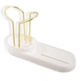 thumbnail image 3 of Estante para fregadero, soporte de esponja lavable desmontable, soporte de cepillo a prueba de humedad, contenedor de almacenamiento, herramientas de limpieza, accesorios de escurridor, blanco Inevent HA012607-01B, 3 of 7