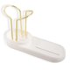 thumbnail image 3 of Estante para fregadero, soporte de esponja lavable desmontable, soporte de cepillo a prueba de humedad, contenedor de almacenamiento, herramientas de limpieza, accesorios de escurridor, blanco Speravity HA012607-01B, 3 of 7