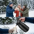 thumbnail image 6 of Stcellnmex 1 Pc Silver 68oz Insulated Stainless Steel Thermal Coffee Carafe Double Wall Vacuum Flask with Cleaning Brushes for 12 Hours Coffee Tea Heat Retention, 6 of 7