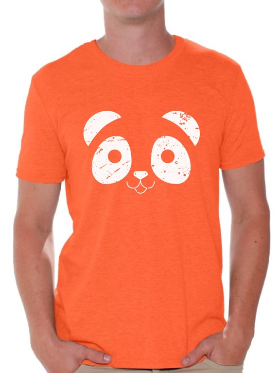 Panda Face Shirt Panda Bear Valentine's Day T Shirt for Men Cute Panda Face Men's Tshirt Valentine Shirt Panda Bear Valentines Day Gift Idea for Him Funny Valentine Shirt