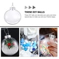 thumbnail image 3 of unbranded 12Ud Bolas Colgantes Transparentes Para Decorar Árbol De Y Eventos Festivos, 3 of 8