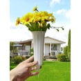 thumbnail image 5 of Minzimin Memorial Floral Vases, Cemetery Vase, Headstones Flower Holder, Grave Cone Vase, Flower Pots for Outdoor Plants, Decorative Plastic Containers Set of 6, 5 of 9