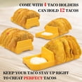 thumbnail image 7 of Taco Bar Set with 4 Taco Holders, Fiesta Taco Plate for Taco Tuesday, Taco night, 7 of 7