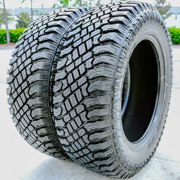 Pair of 2 Atturo Trail Blade X/T 35X12.50R20 121Q E 10 Ply dc Extreme Terrain Light Truck Tires