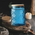 thumbnail image 2 of Glass Canister, Candy Jar with Lid, Vintage Colored Mason Jar for Kitchen Decorative Jar for Coffee Tea Candy Cookies, Cute Jar, 2 of 5