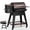Brown, variant on KingChii Wood Pellet Grill & Smoker with Detachable Body and Legs, 485 Sq. In. Cooking Area, Portable BBQ Grill for Outdoor Patio, Easy to Move & Compact Storage, Up to 425°F, Brown