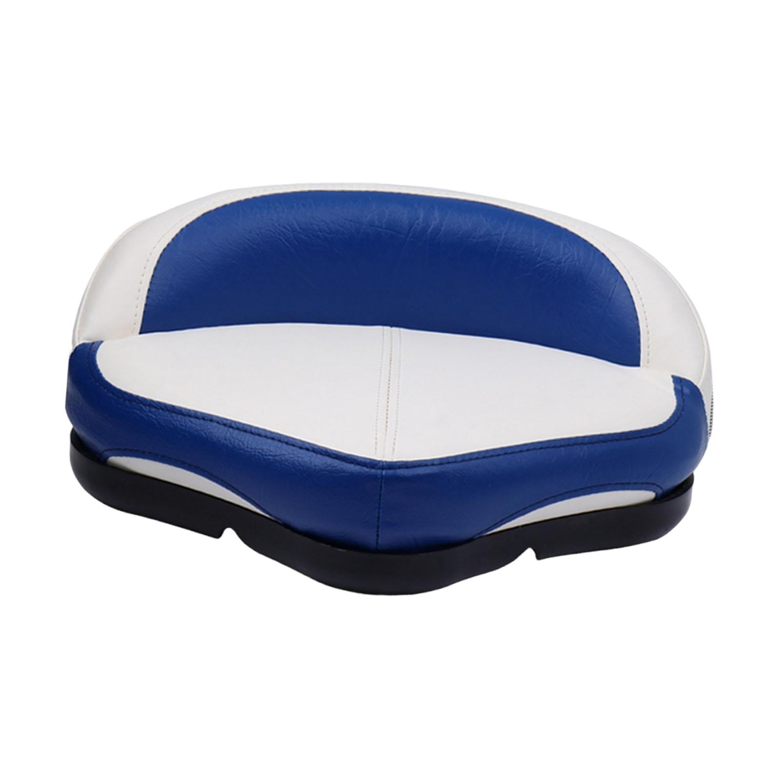 QccHieUs Boat Seat Easy Installation Accessories Replacement Pad Versatile Speedboat Seat Blue White