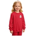 thumbnail image 6 of Leey-World Halloween Sweatshirt For Girls Ghost Cute Crewneck Kids Tops Girls Halloween Shirt Long Sleeve Festival Pullover Sweatshirt, 6 of 9