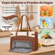 thumbnail image 5 of RAINSMORE Bolsa con Lonchera Integrada para Mujer Bolsa para Laptop Mujer de 15,6 Pulgadas con Compartimento Bolsas Tote Bag Mujer Maletin para Laptop para Trabajo, Oficina, Negocios, 5 of 7