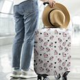 thumbnail image 2 of White Cow Heart Pattern Luggage Cover Fashion Suitcase Cover Baggage Covers Fit 25-28 Inch Luggage (Go Travel), 2 of 5