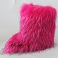 thumbnail image 3 of Women Faux Fur Boot Furry Fluffy Snow Boot Short Boots Warm Comfortable Outdoor Flat Shoes, 3 of 3