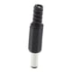 thumbnail image 3 of 100Pzs Negro 2.5mm x 5.5mm Adaptador Jack Clavija Macho de Potencia DC, 3 of 5