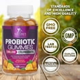 thumbnail image 5 of Probiotics for Digestive Health Gummies - 6 Unique Strains for Daily Immune Support & Gut Health, Supports Constipation, Gas & Bloating - Best Probiotic Supplement Gummy for Women & Men - 120 Gummies, 5 of 10