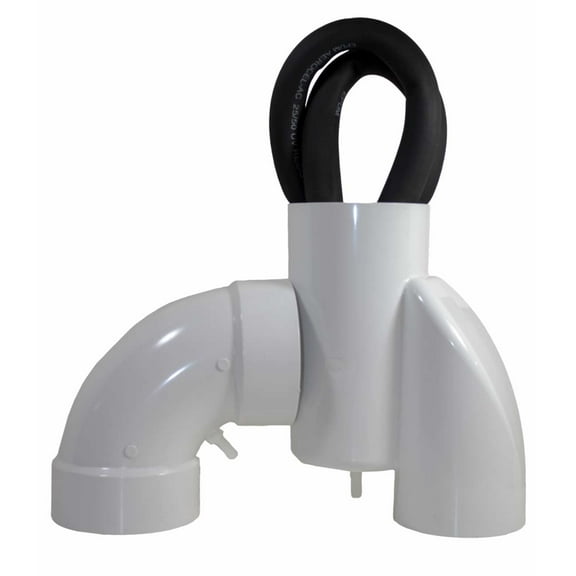 Radon Mitigation Condensation Bypass Kit (Transition fitting   90 elbow)