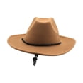 thumbnail image 3 of Cowboy Hat Photo Props Sun Hat Cowgirl Hats for Performance Party Engagement Khaki, 3 of 9