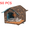 Multicolor-M, variant on Dri Fit Winter House With Self Warming Pad-Outdoor Indoor Weather-proof Heat Insulated Shelter Enclosure For Cats Dogs Rabbits- Portable Water-proof Tent For Feral