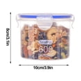 thumbnail image 4 of Ohufall 6-piece 9-piece Sealed Jar Set Airtight Food Storage Containers Household Storage Box For Grain Snack And Nut Organization, 4 of 7