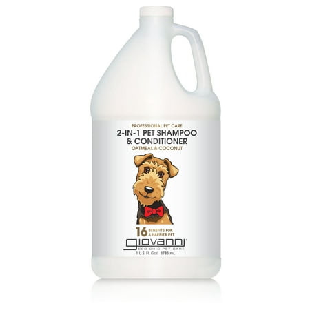 UPC: 0716237187123 | GIOVANNI Professional 2-in-1 Pet Wash & Detangler  128 oz. – Oatmeal & Coconut