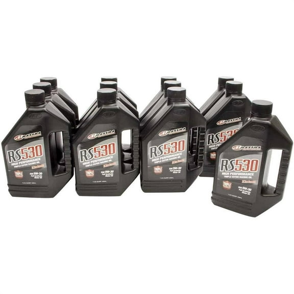 Maxima Racing Oils 22991901 RS Full Synthetic, 5W30, 12 Quarts