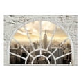 thumbnail image 2 of Tiptophomedecor Peel and Stick Wallpaper Wall Mural - New York In The Morning - Removable Wall Decals, 2 of 3