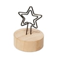 thumbnail image 4 of Place Card Holder Free Standing Cute Metal Wire Photo Holder Table Number Stand Star, 4 of 9