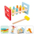 thumbnail image 3 of KAKOWELY Wooden Pounding Toy for Kids Use Assorted Color ABS Material Cognitive Plaything Lightweight Portable 1 Set,7.87"X3.94"X3.94", 3 of 5