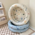thumbnail image 2 of Inflatable Pool Baby Retro Blow Up Swimming Pool Family Cute Style Thickened Water Pool Blue Dinosaur, 2 of 8