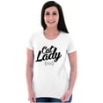 thumbnail image 4 of Cat Lady Officially Certified Funny Womens Slim Fit Graphic Tee Brisco Brands L, 4 of 5