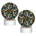 thumbnail image 2 of Sikiie Vintage Casino Chips Acrylic Night Light Gift Custom Acrylic Night Light LED Lights for Bedroom Home Office, 2 of 9