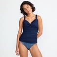 thumbnail image 5 of Lands' End Women's Long Torso Sweetheart Wrap Underwire Tankini Top, 5 of 6