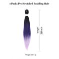 thumbnail image 2 of Jumbo Braid Hair 26inch Synthetic Fiber Hair Extensions Crochet Braiding Gradient Color Braids Hair Styling Tools, 2 of 7