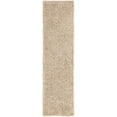 thumbnail image 4 of Unique Loom Davos Shag Collection Area Rug - Solid (2' x 8' Runner Linen), 4 of 7