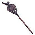thumbnail image 3 of Cast Iron Garden Stake Hose Guide Bird On Daisy 12.625" Tall Flowerbed Decoration, 3 of 3