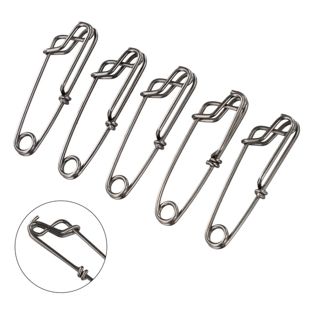 5 Pcs Long Line Clips Snap Swivel Longline Branch Hanger Tuna Fishing Connectors