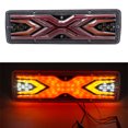thumbnail image 4 of 2 luces LED traseras para camión, 30 cm, 12-24 V, indicador de freno y parada, lámpara de señal para remolque, caravana, camión, tractor, caravana, 4 of 4