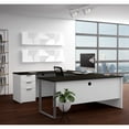 thumbnail image 3 of Bestar Pro Concept Plus U Desk in Deep Gray and Black, 3 of 5
