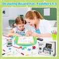 thumbnail image 4 of Learning Toys for 2 3 4 5 6 Years Old Boys Girls, Educational Toddlers Toys for 2 3 4 Year Old Boys Girls, Drawing Board for Toddlers 1-3, Birthday Gifts for 2-7 Year Old Boys Girls, 4 of 7