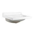 thumbnail image 6 of Fine Fixtures 26" x 20" Ceramic Vanity Sink Top with Raised Back – High Gloss Finish, 3-Hole Faucet Compatible, 6 of 9