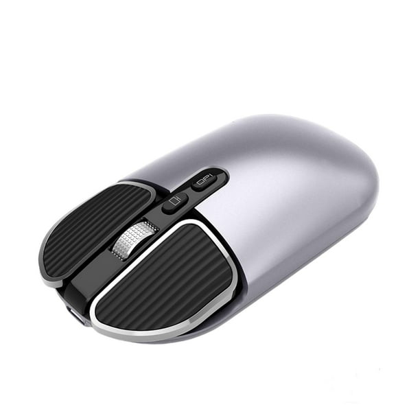 2,4G ratón inalámbrico Bluetooth para ordenador Multi botón Delgado 2.4G gris Sunnimix ratones inalámbricos para computadora