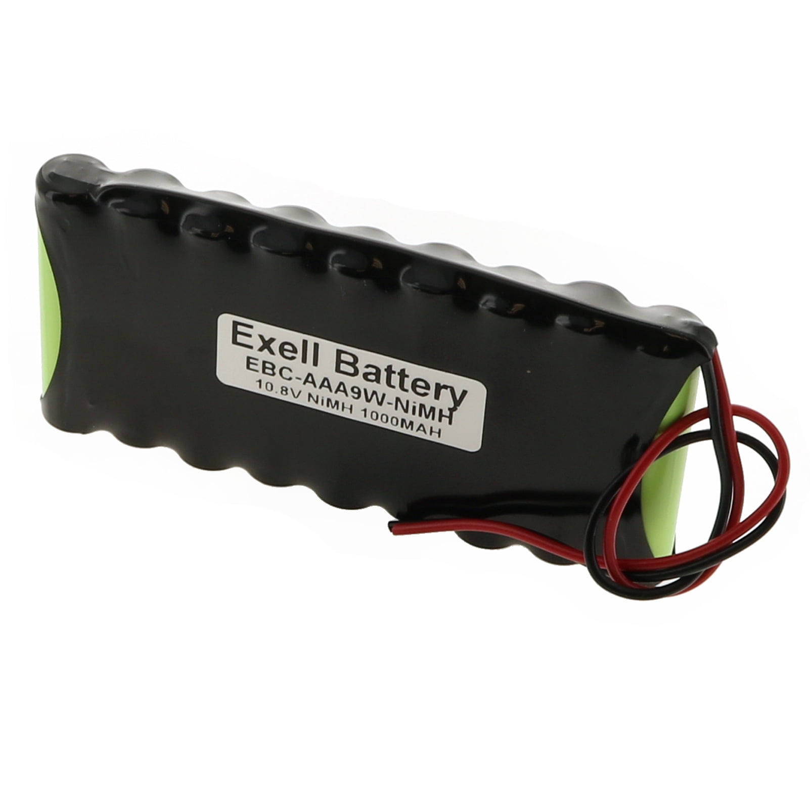 Exell 10.8V 1000mAh NiMH Battery Pack w/ 22AWG Open End Wire Leads