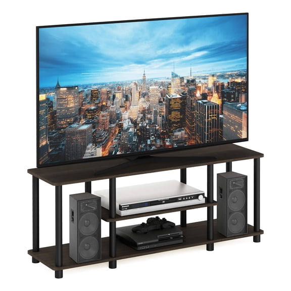 Furinno Turn-N-Tube No Tool 3-Tier Entertainment TV Stands, Multiple Colors