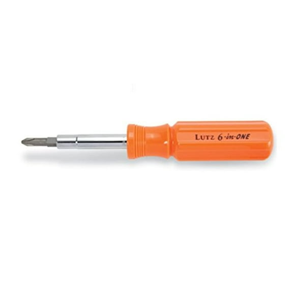 lutz 6-in-one screwdriver - orange