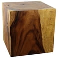 thumbnail image 2 of Haussmann Wood Cube Table 18 in SQ x 18 in High Hollow Inside Walnut Oil, 2 of 5
